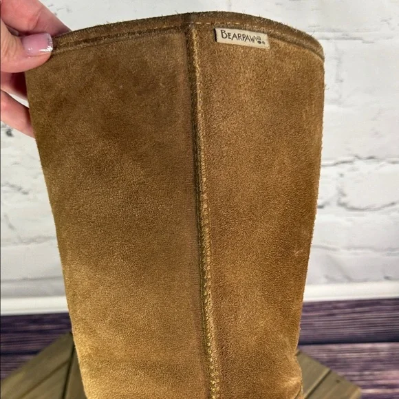 BearPaw Tan Suede Boots - Picture 7 of 10